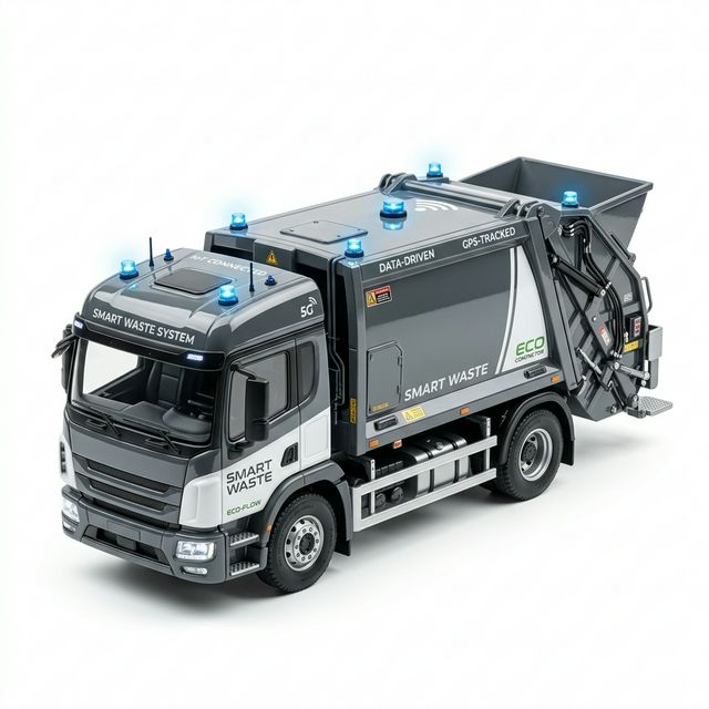 Умный мусоровоз с компактором